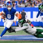 How did Giants rookie QB Jaxson Dart play vs. Jets?