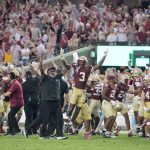 Florida State fans storm field after beating Alabama: Will it be fined?
