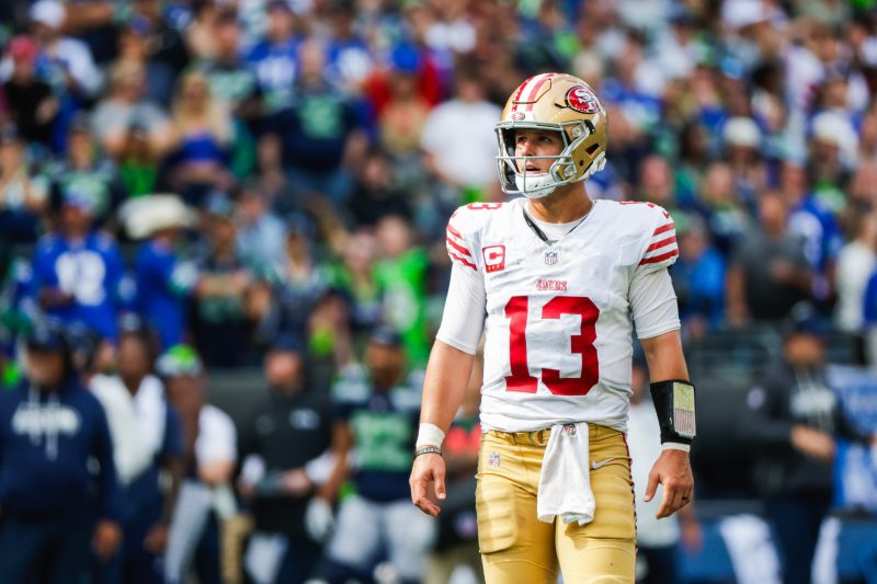 49ers QB Brock Purdy out against Saints, per reports