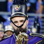 Watch: Jason Kelce plays saxophone in Ravens’ marching band
