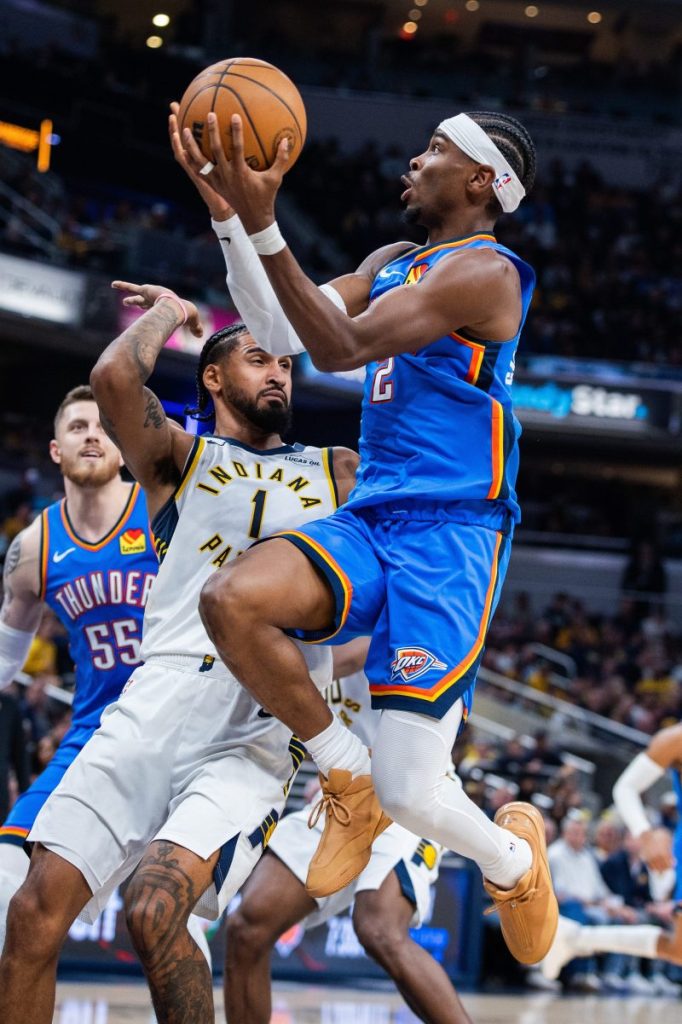 NBA MVP scores career-high 55 as Thunder go to double-OT again