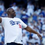 Watch: Magic Johnson throws out first pitch at World Series Game 5