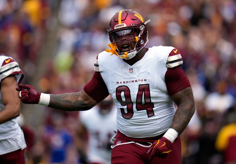 Commanders defender ejected for striking Lions star