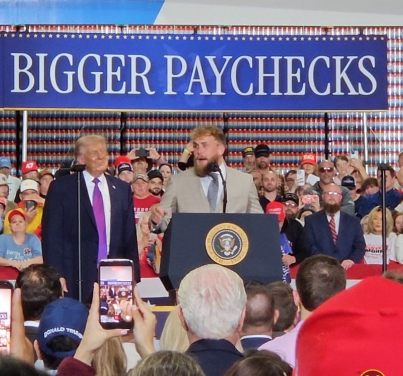 President Trump shares prediction about Jake Paul. Check the facts